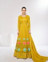 Mari Gold By Aashirwad Premium Silk Wedding Wear Readymade Gown With Dupatta Wholesale Shop In Surat
